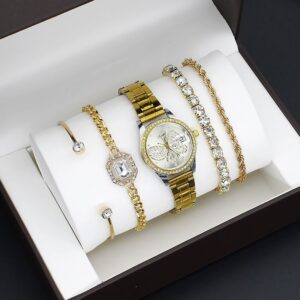Gold Watch Gift Set